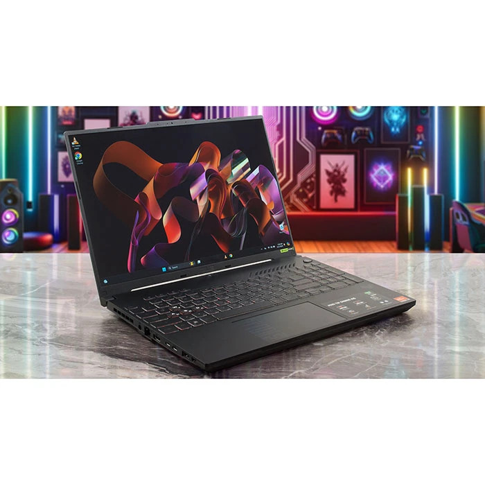 لپتاپ گیمینگ 16 اینچی ایسوس مدل TUF Gaming A16 FA607NUQ، پردازنده Ryzen 7-170، گرافیک GeForce RTX 4050 با 6 گیگابایت GDDR6، رم 16 گیگابایت DDR5، حافظه SSD با ظرفیت 512 گیگابایت و نمایشگر WUXGA با نرخ نوسازی 144 هرتز