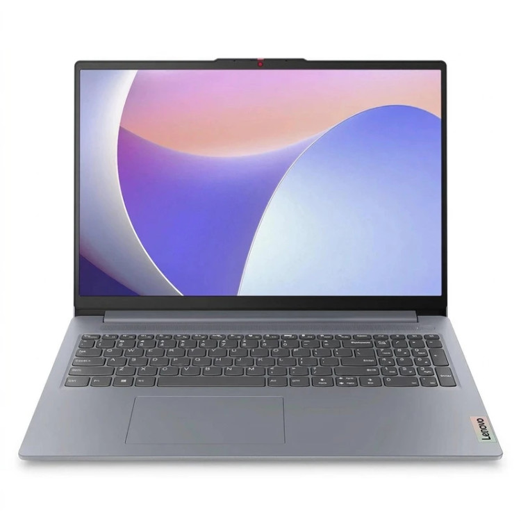 لپتاپ 15.6 اینچی لنوو مدل IdeaPad Slim 3 15IRU8، پردازنده Intel Core i3-1315U، رم 8 گیگابایت LPDDR5، حافظه SSD با ظرفیت 512 گیگابایت، نمایشگر مات Full HD، وبکم 720p