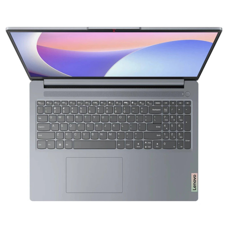 لپتاپ 15.6 اینچی لنوو مدل IdeaPad Slim 3 15IRU8، پردازنده Intel Core i3-1315U، رم 8 گیگابایت LPDDR5، حافظه SSD با ظرفیت 512 گیگابایت، نمایشگر مات Full HD، وبکم 720p