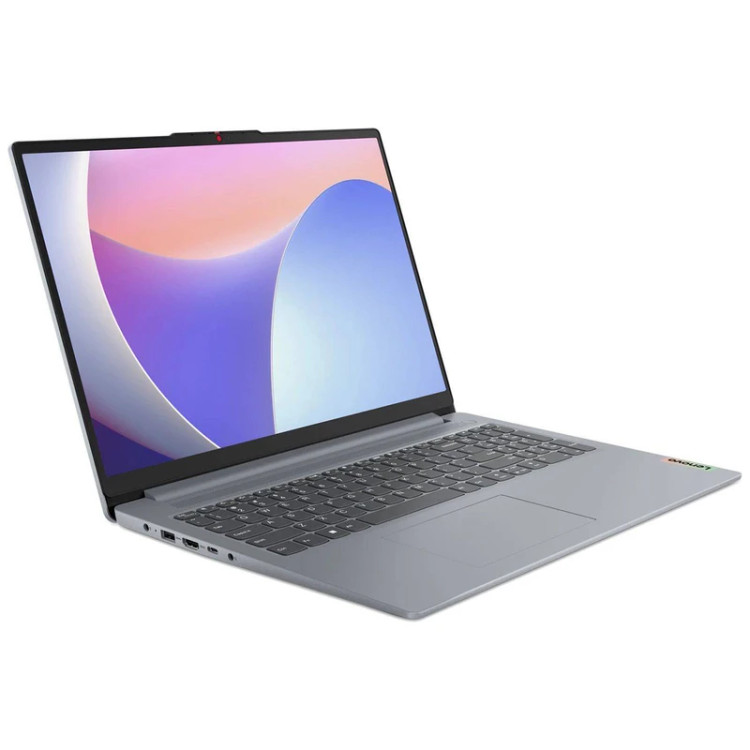 لپتاپ 15.6 اینچی لنوو مدل IdeaPad Slim 3 15IRU8، پردازنده Intel Core i3-1315U، رم 8 گیگابایت LPDDR5، حافظه SSD با ظرفیت 512 گیگابایت، نمایشگر مات Full HD، وبکم 720p